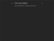 Tablet Screenshot of eyeonorbit.com
